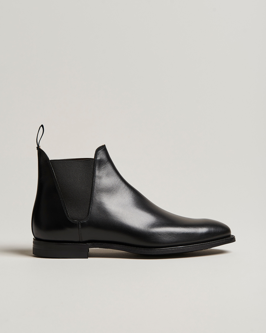 Hombres | Botas | Crockett & Jones | Chelsea 8 City Sole Black Calf