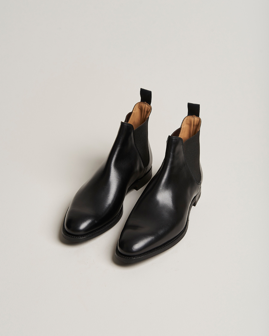 Hombres | Botas | Crockett & Jones | Chelsea 8 City Sole Black Calf