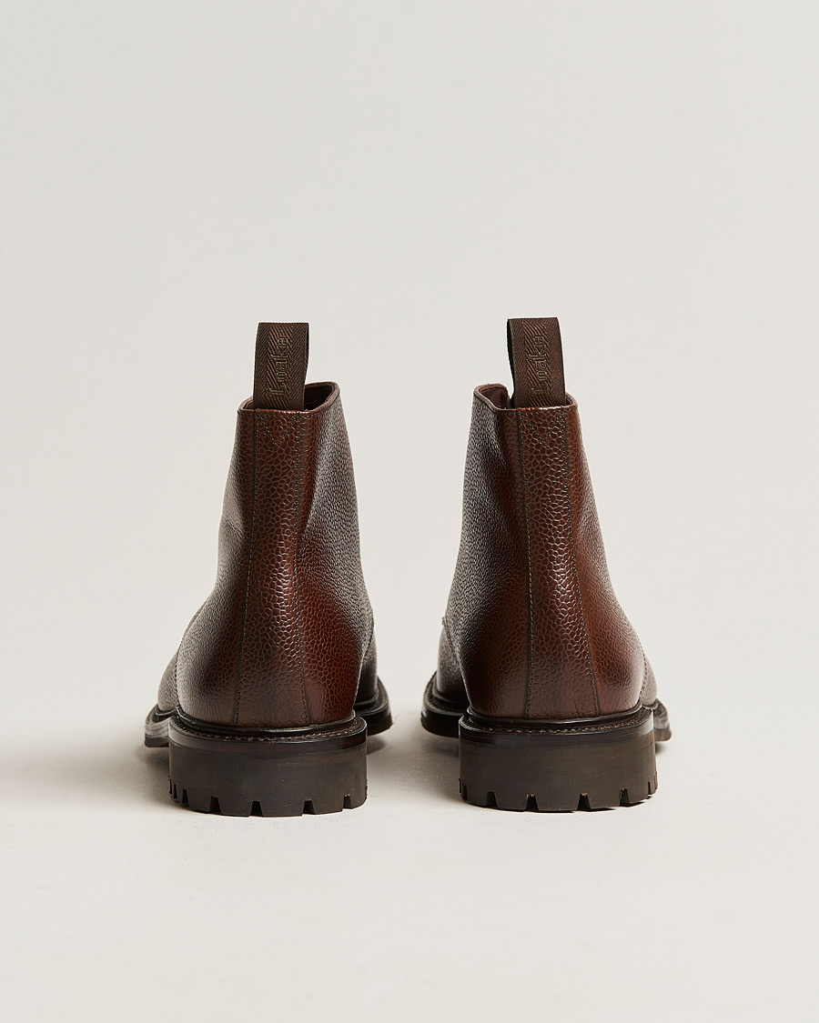 Hombres | Botas | Loake 1880 | Sedbergh Derby Boot Brown Grain Calf