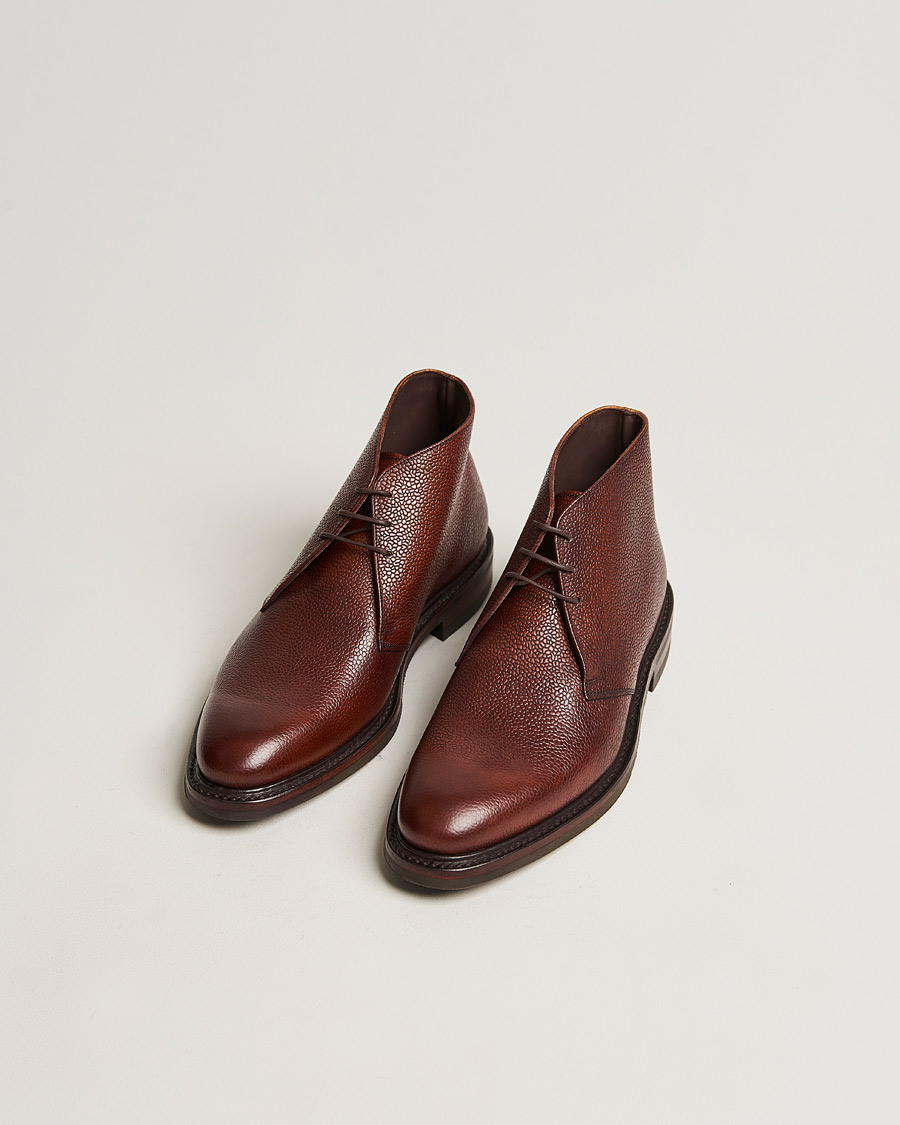 Hombres | Zapatos hechos a mano | Loake 1880 Legacy | Lytham Chukka Boot Oxblood Grain Calf