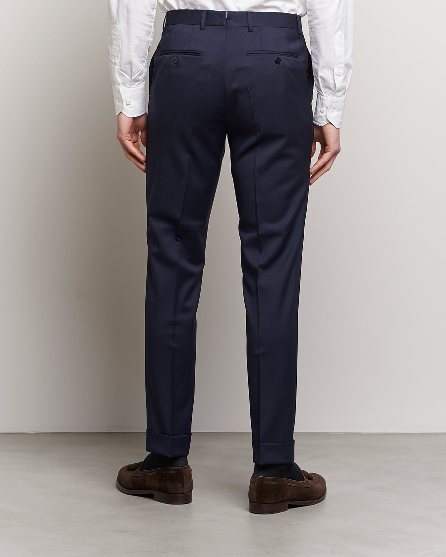 Hombres | Pantalones | Morris | Prestige Wool Suit Trousers Navy