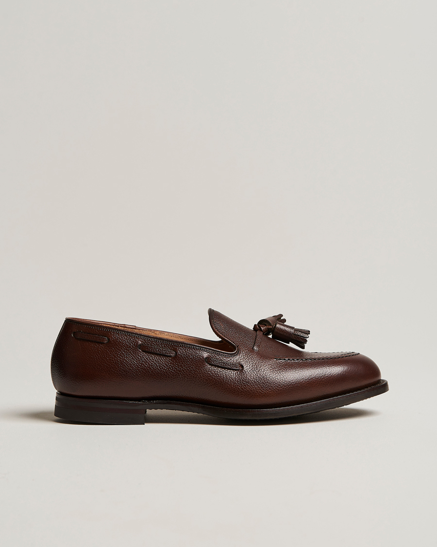 Hombres | Mocasines | Crockett & Jones | Cavendish 2 City Sole Dark Brown Grain