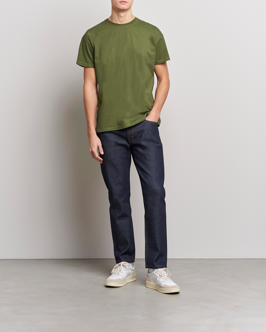 Hombres | Pantalones | Jeanerica | TM005 Tapered Jeans Blue Raw