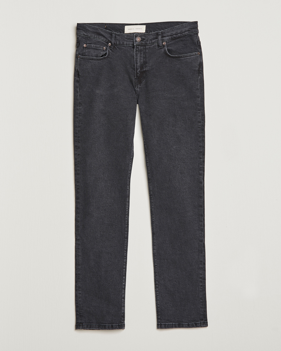 Hombres | Vaqueros | Jeanerica | SM001 Slim Jeans Used Black