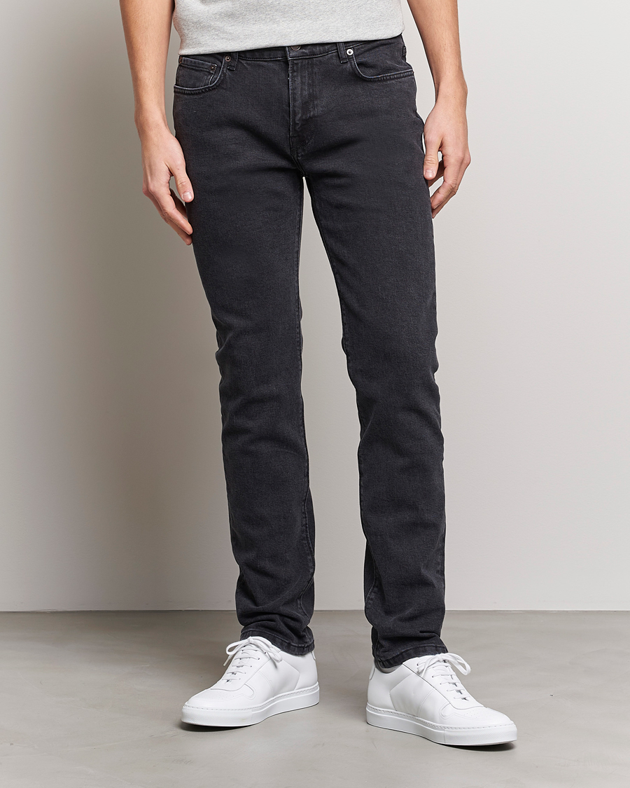 Hombres | Vaqueros | Jeanerica | SM001 Slim Jeans Used Black