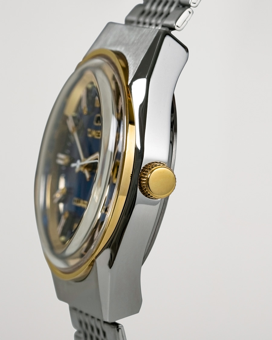 Hombres | Timex Q Reissue 1978 Falcon Eye 38mm Steel/Blue Dial | Timex | Q Reissue 1978 Falcon Eye 38mm Steel/Blue Dial