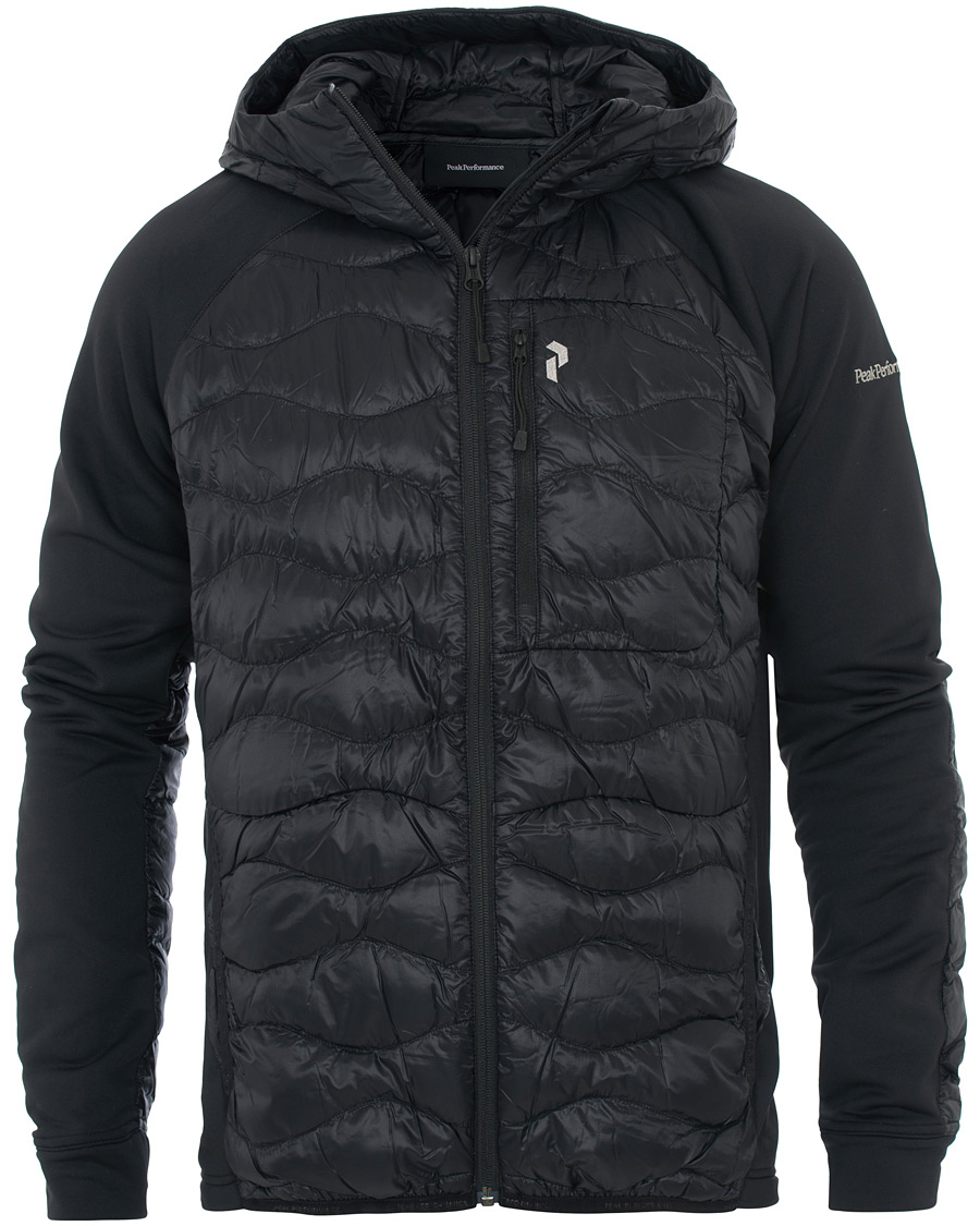 Hombres | Abrigos y chaquetas | Peak Performance | Helium Hybrid Hooded Jacket Black
