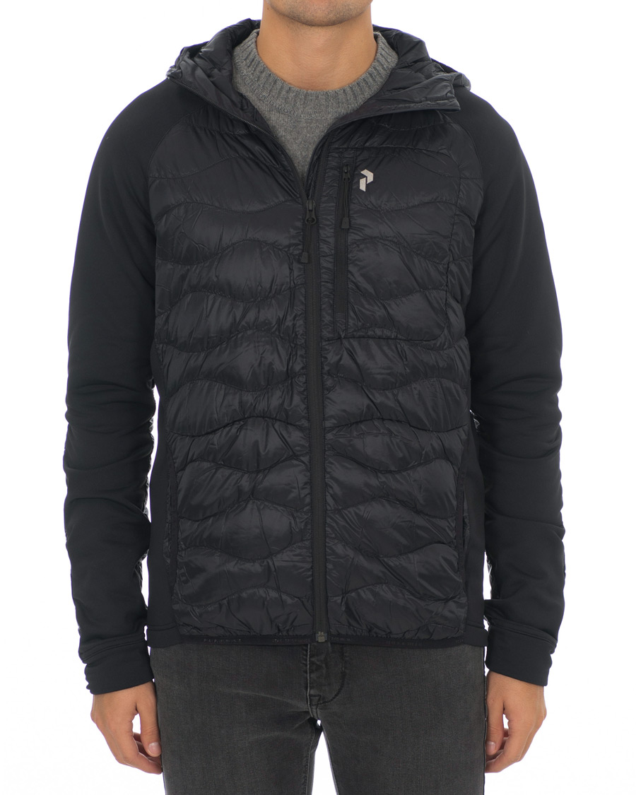 Hombres | Abrigos y chaquetas | Peak Performance | Helium Hybrid Hooded Jacket Black