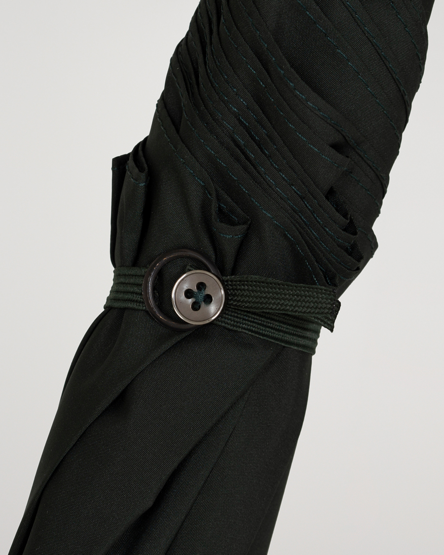 Hombres | Fox Umbrellas Polished Hardwood Umbrella Racing Green | Fox Umbrellas | Polished Hardwood Umbrella Racing Green