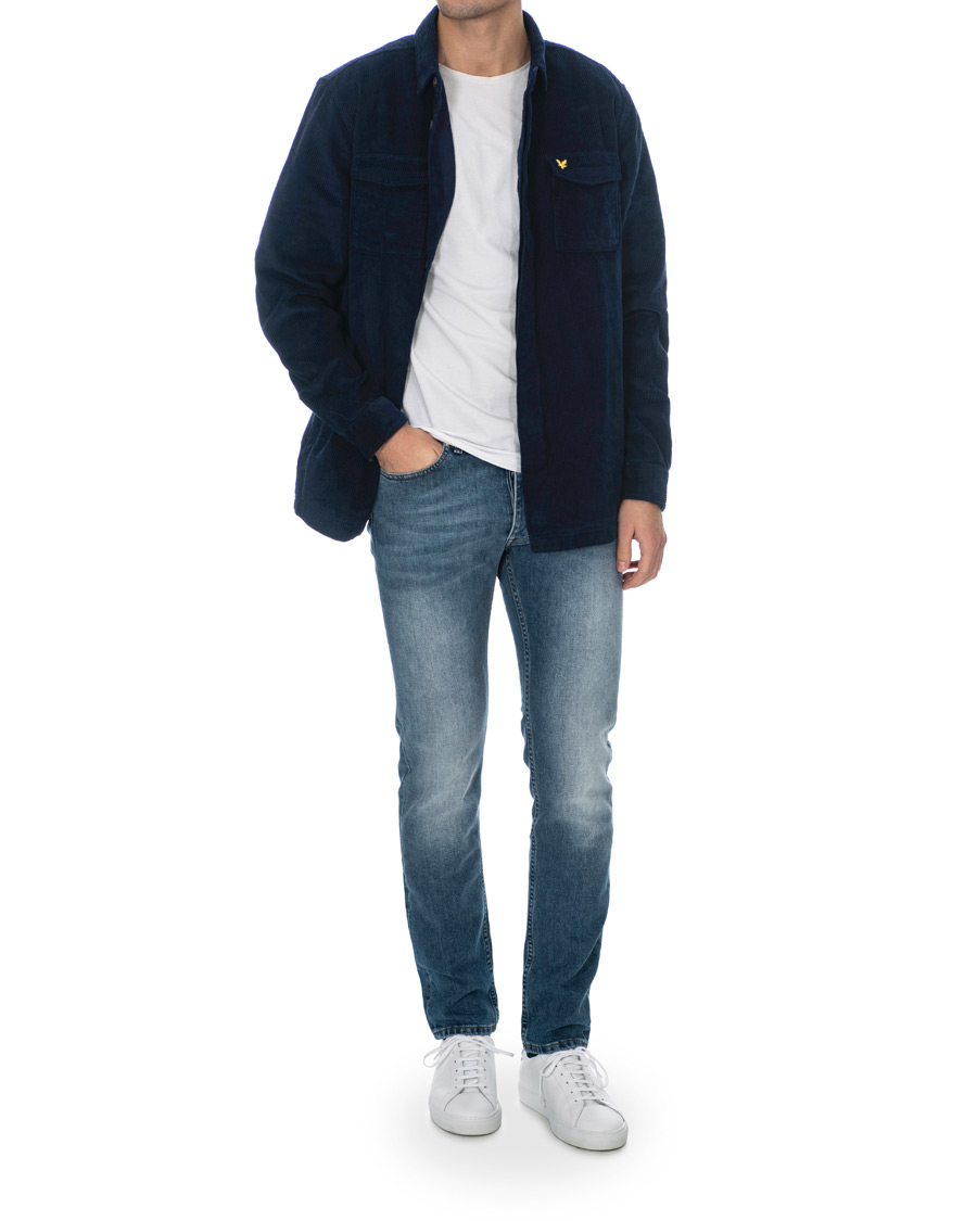 Hombres | Camisas | Lyle & Scott | Corduroy Overshirt Navy