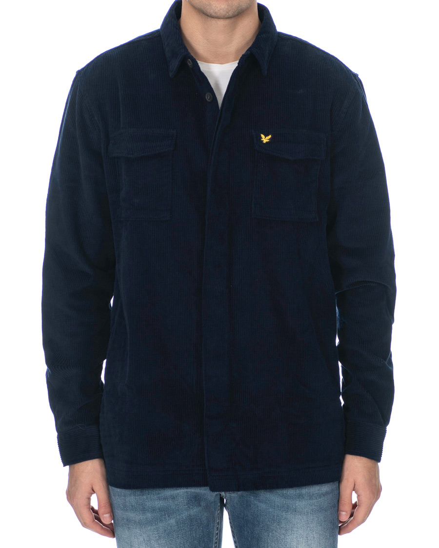 Hombres | Camisas | Lyle & Scott | Corduroy Overshirt Navy