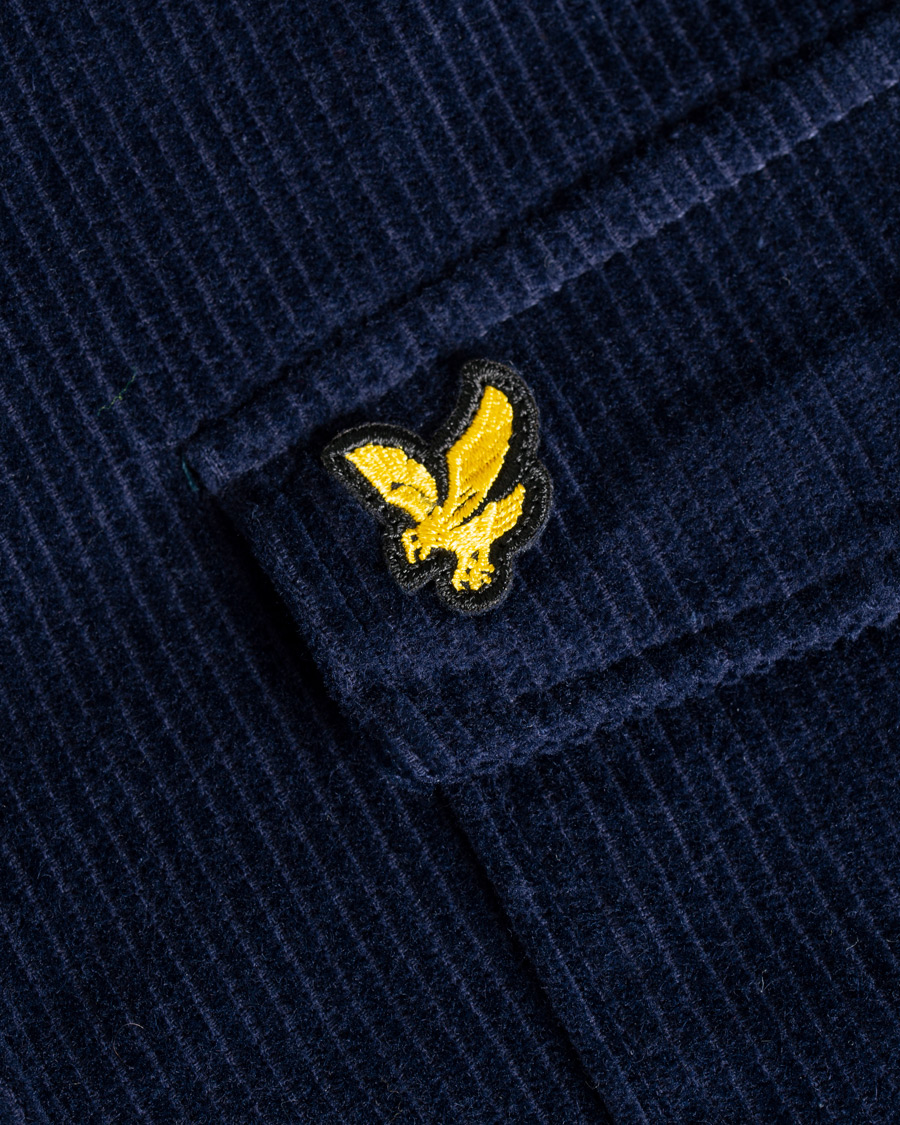 Hombres | Camisas | Lyle & Scott | Corduroy Overshirt Navy