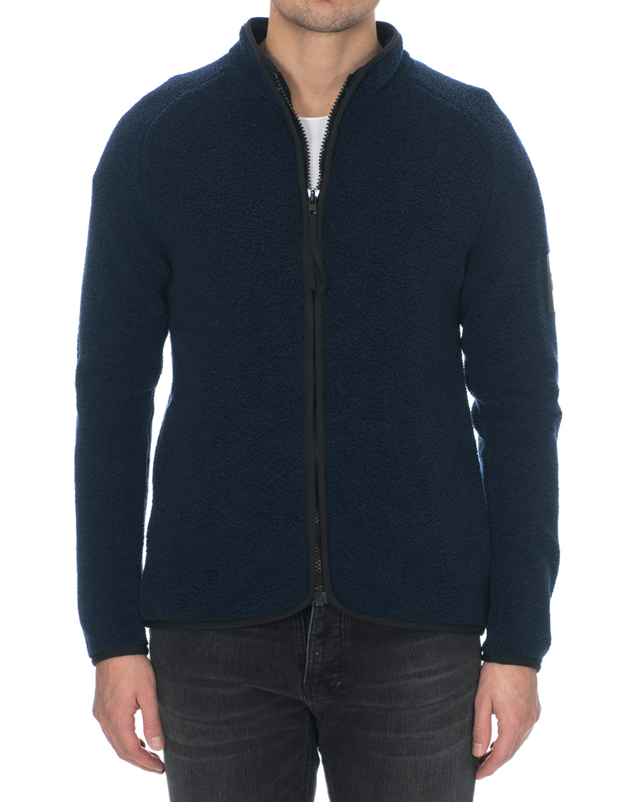 Hombres | Jerséis y prendas de punto | Peak Performance | Ted Full Zip Fleece Salute Blue