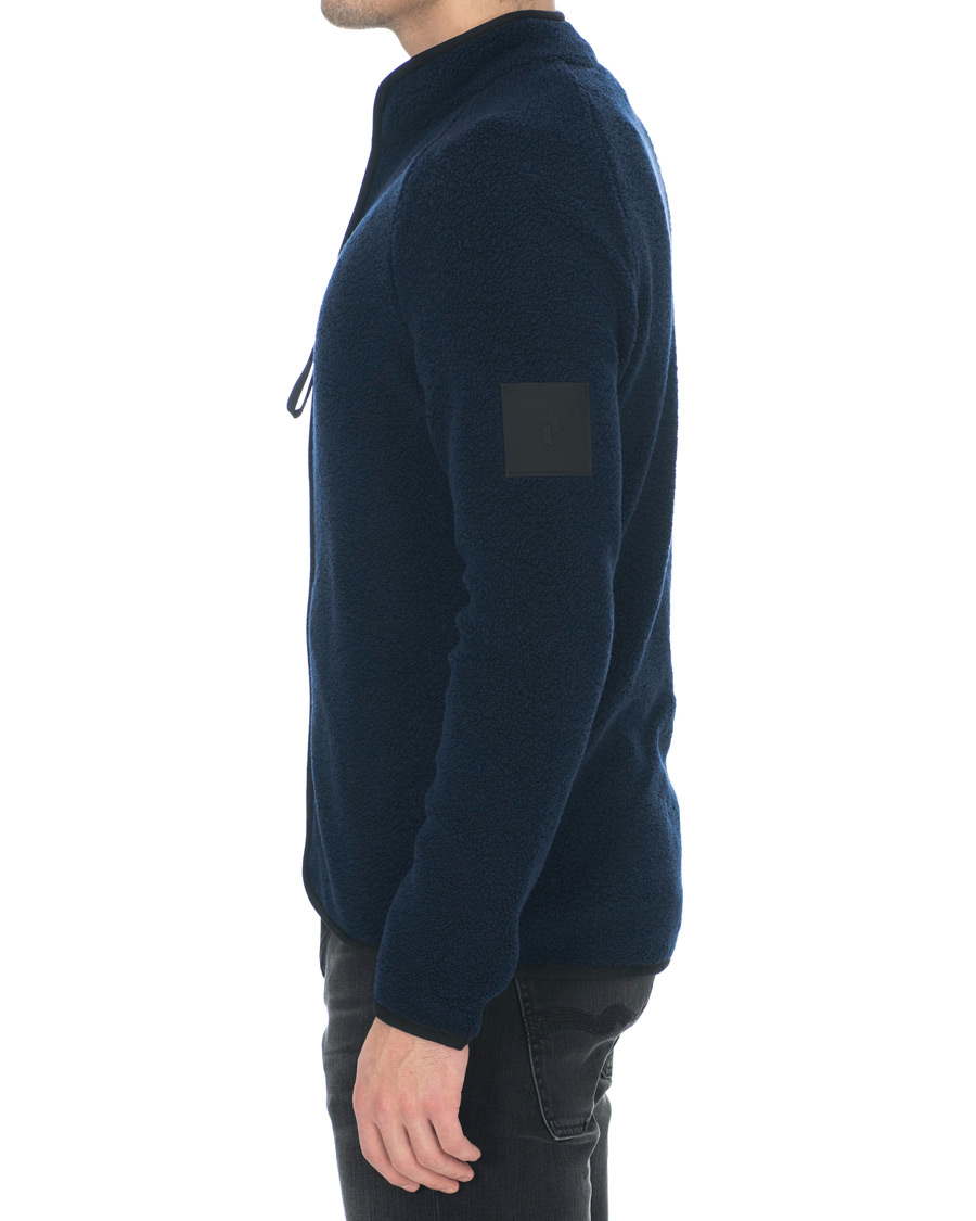 Hombres | Jerséis y prendas de punto | Peak Performance | Ted Full Zip Fleece Salute Blue
