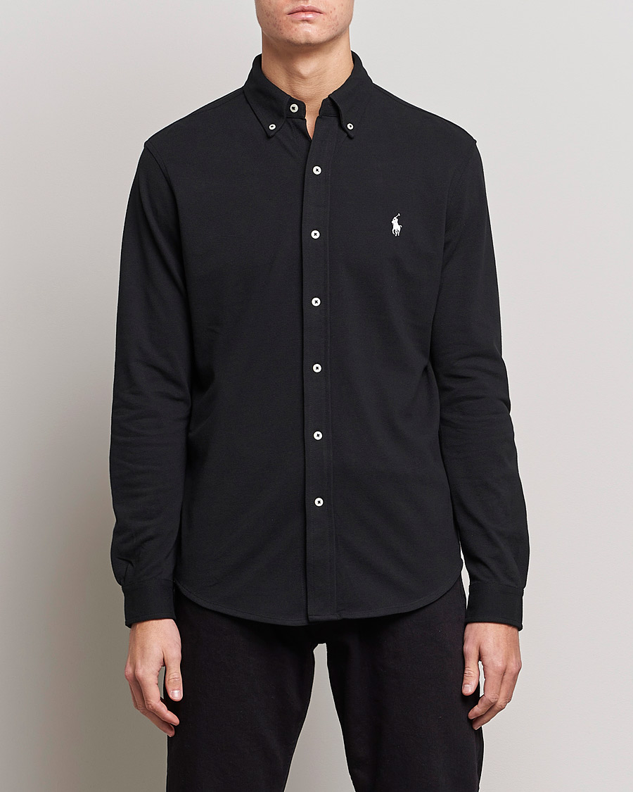 Hombres | Camisas | Polo Ralph Lauren | Featherweight Mesh Shirt Polo Black