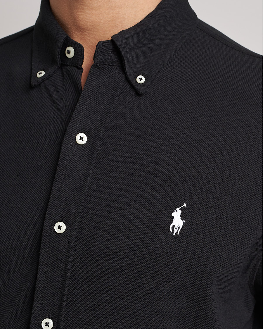 Hombres | Camisas | Polo Ralph Lauren | Featherweight Mesh Shirt Polo Black