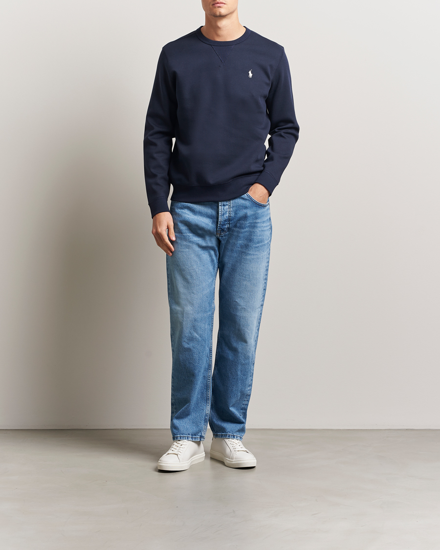 Hombres | Jerséis y prendas de punto | Polo Ralph Lauren | Tech Crew Neck Sweatshirt Aviator Navy