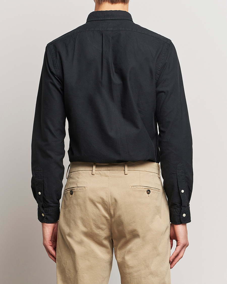 Hombres | Camisas | Polo Ralph Lauren | Slim Fit Garment Dyed Oxford Shirt Polo Black