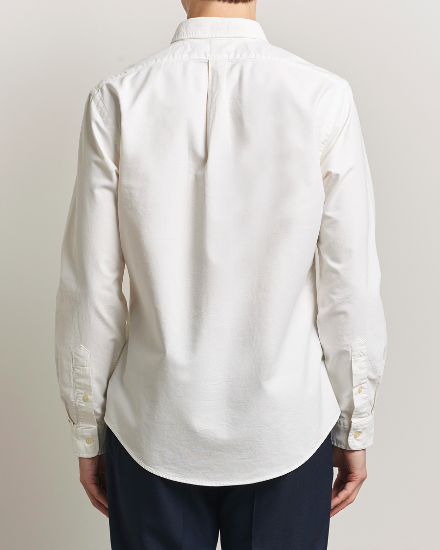 Hombres | Camisas | Polo Ralph Lauren | Slim Fit Garment Dyed Oxford Shirt White