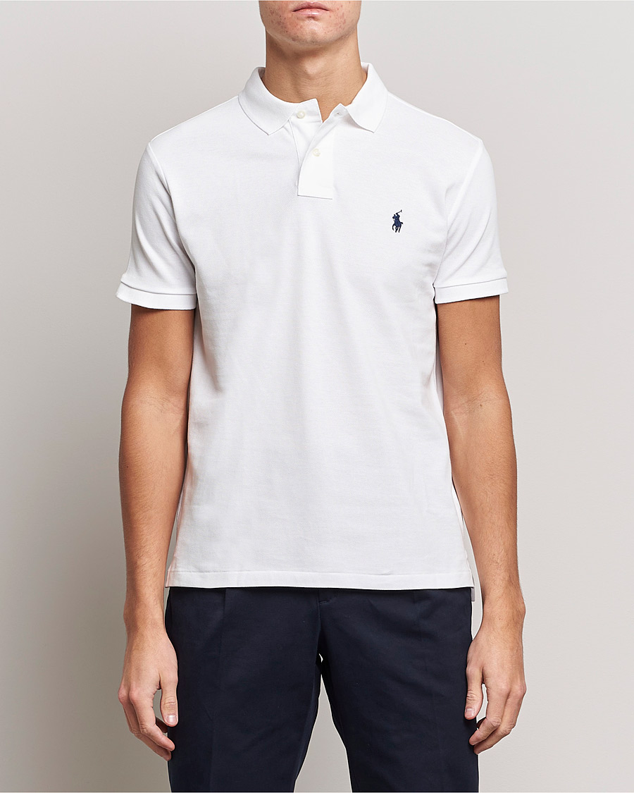 Hombres | Only Polo | Polo Ralph Lauren | Custom Slim Fit Polo White