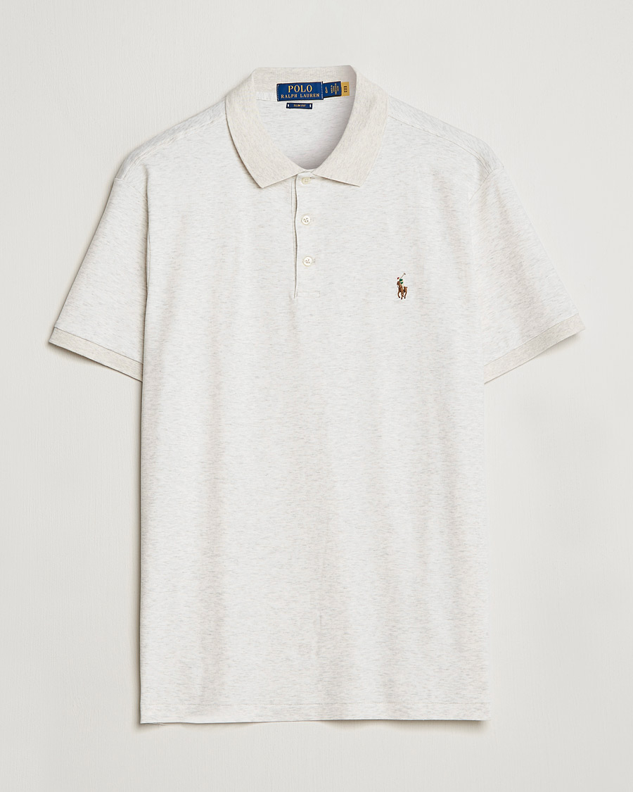 Hombres | Polos | Polo Ralph Lauren | Slim Fit Pima Cotton Polo Polo State Heather
