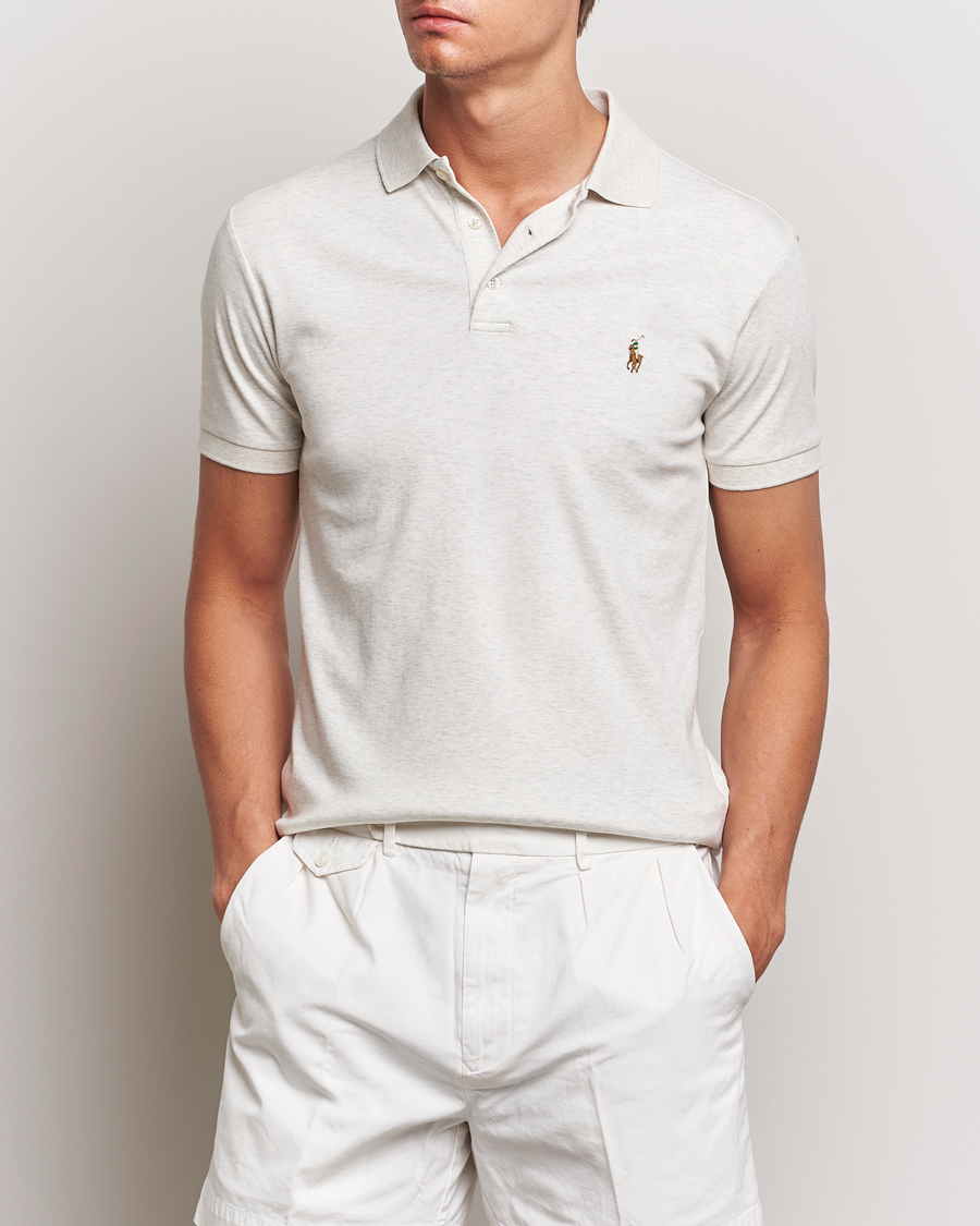 Hombres | Polos | Polo Ralph Lauren | Slim Fit Pima Cotton Polo Polo State Heather
