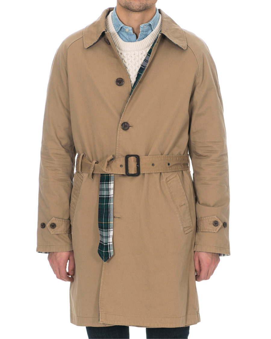 Hombres | Abrigos y chaquetas | Polo Ralph Lauren | Reversible Trench Coat Desert Khaki/Gordon Tartan