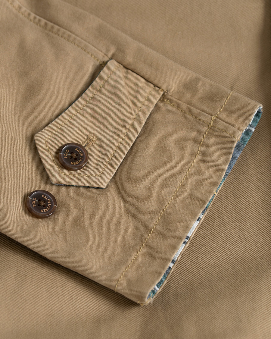 Hombres | Abrigos y chaquetas | Polo Ralph Lauren | Reversible Trench Coat Desert Khaki/Gordon Tartan