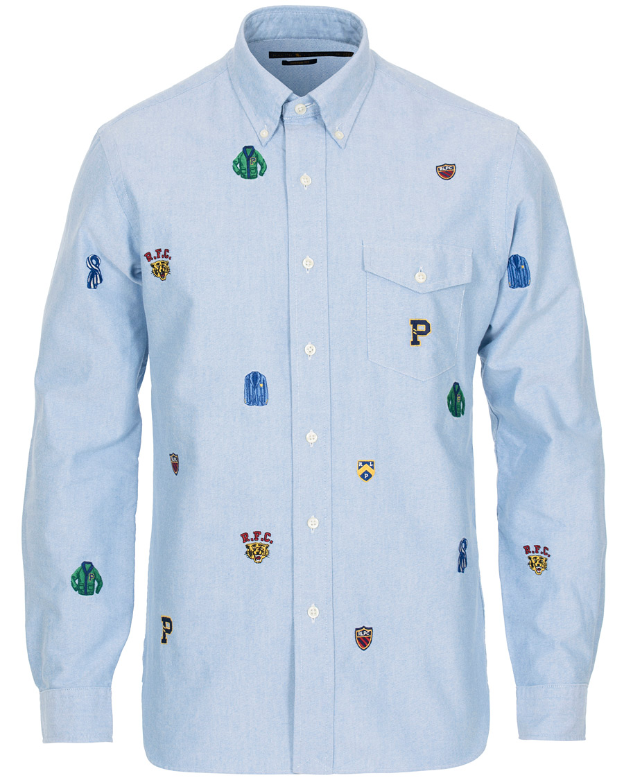 Hombres | Camisas | Polo Ralph Lauren | Custom Fit Oxford Shirt Blue
