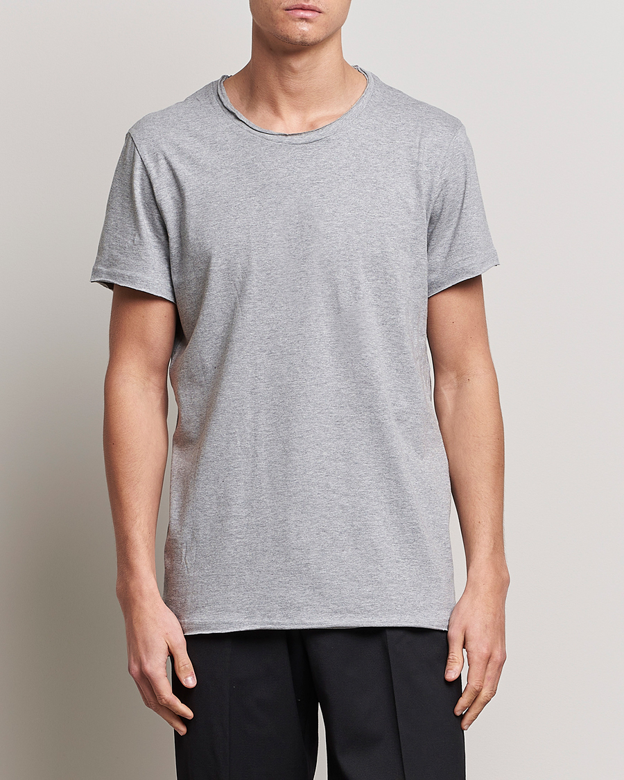 Hombres | Loungewear | Bread & Boxers | Crew Neck Relaxed Grey Melange
