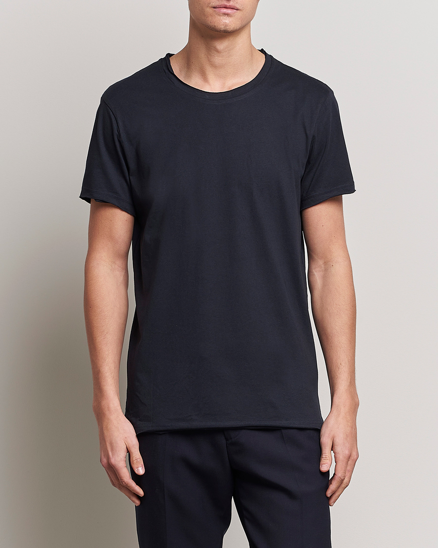 Hombres | Ropa | Bread & Boxers | Crew Neck Relaxed Dark Navy