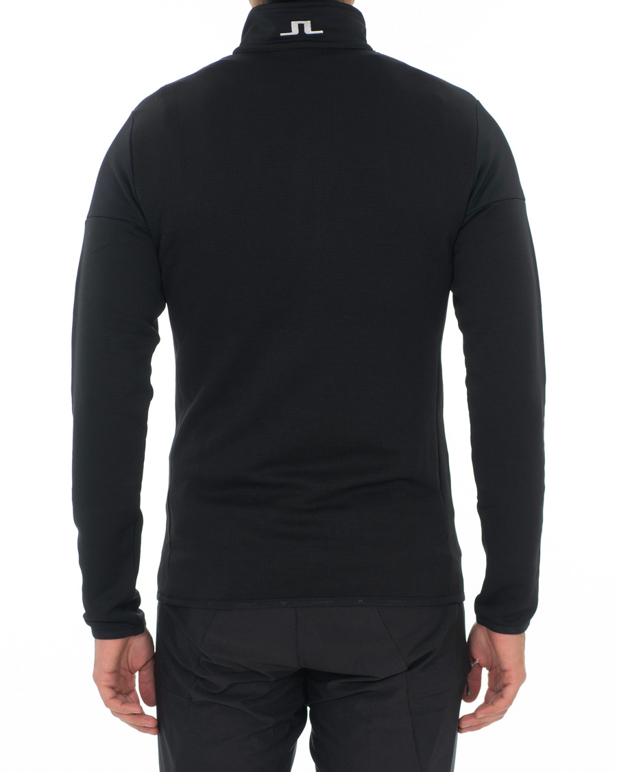 Hombres | Jerséis y prendas de punto | J.Lindeberg | Hubbard Half Zip Black