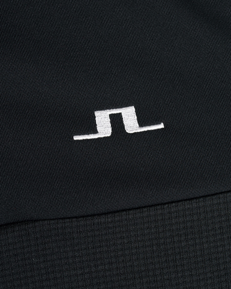 Hombres | Jerséis y prendas de punto | J.Lindeberg | Hubbard Half Zip Black