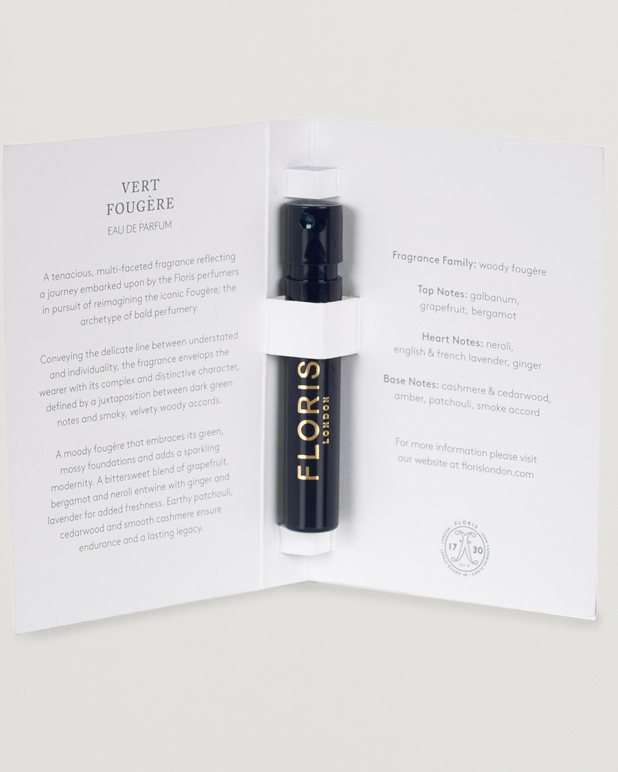 Hombres | Fragancias | | Floris London Vert Fougère Eau de Parfum 1,2ml Sample