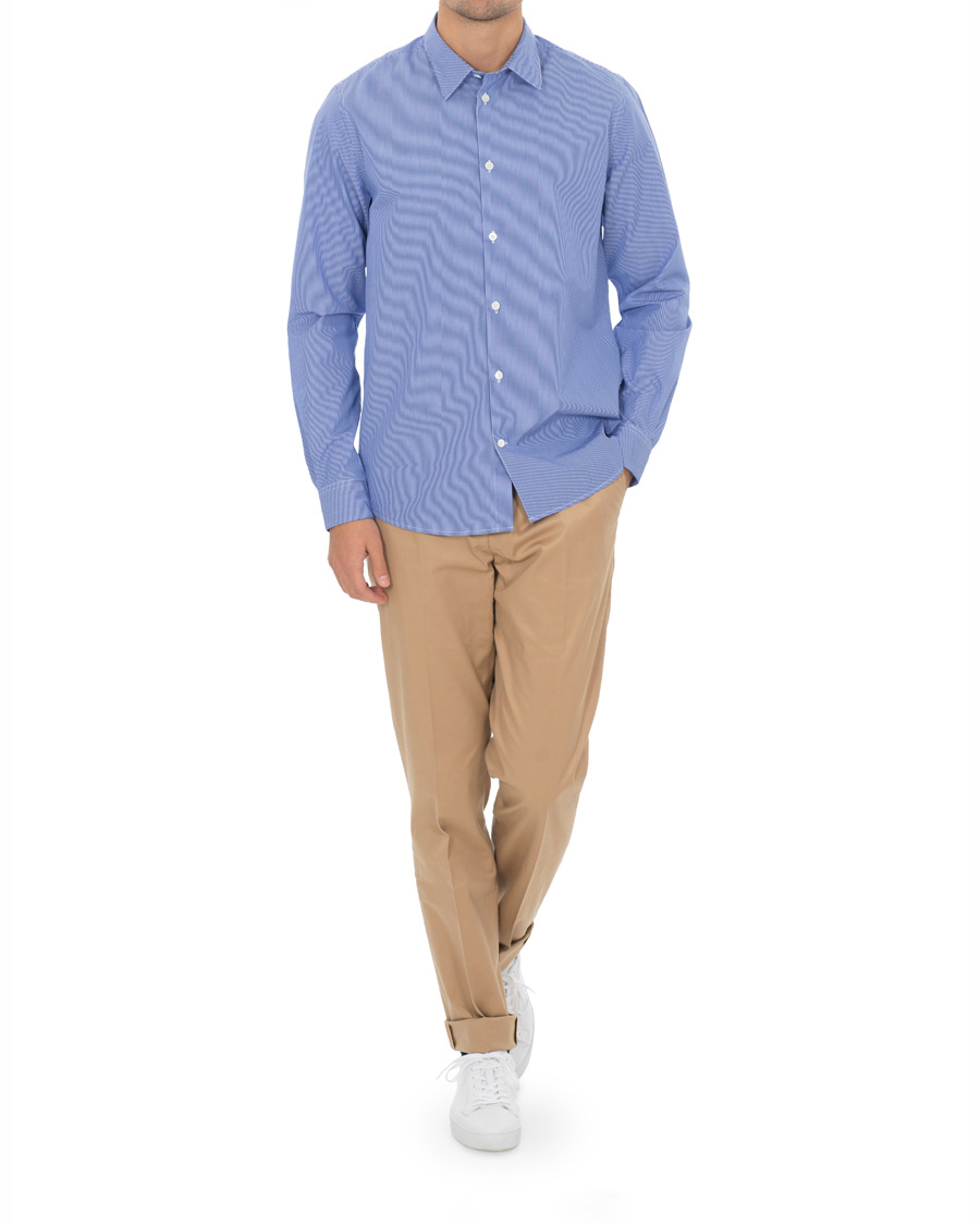 Hombres | Camisas | Norse Projects | Hans Classic Striped Shirt Navy