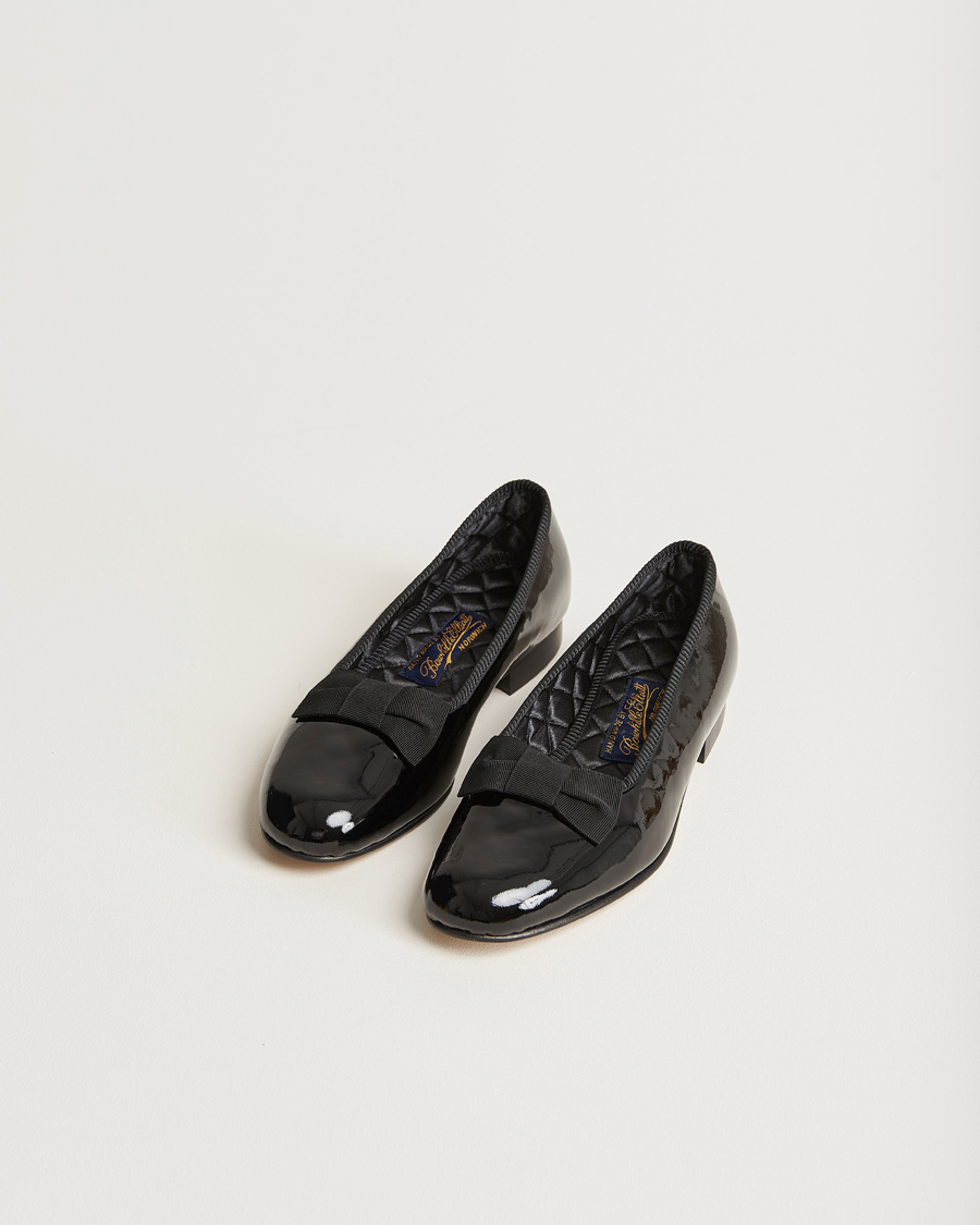 Hombres | Bowhill & Elliott Opera Patent Leather Pumps Black | Bowhill & Elliott | Opera Patent Leather Pumps Black