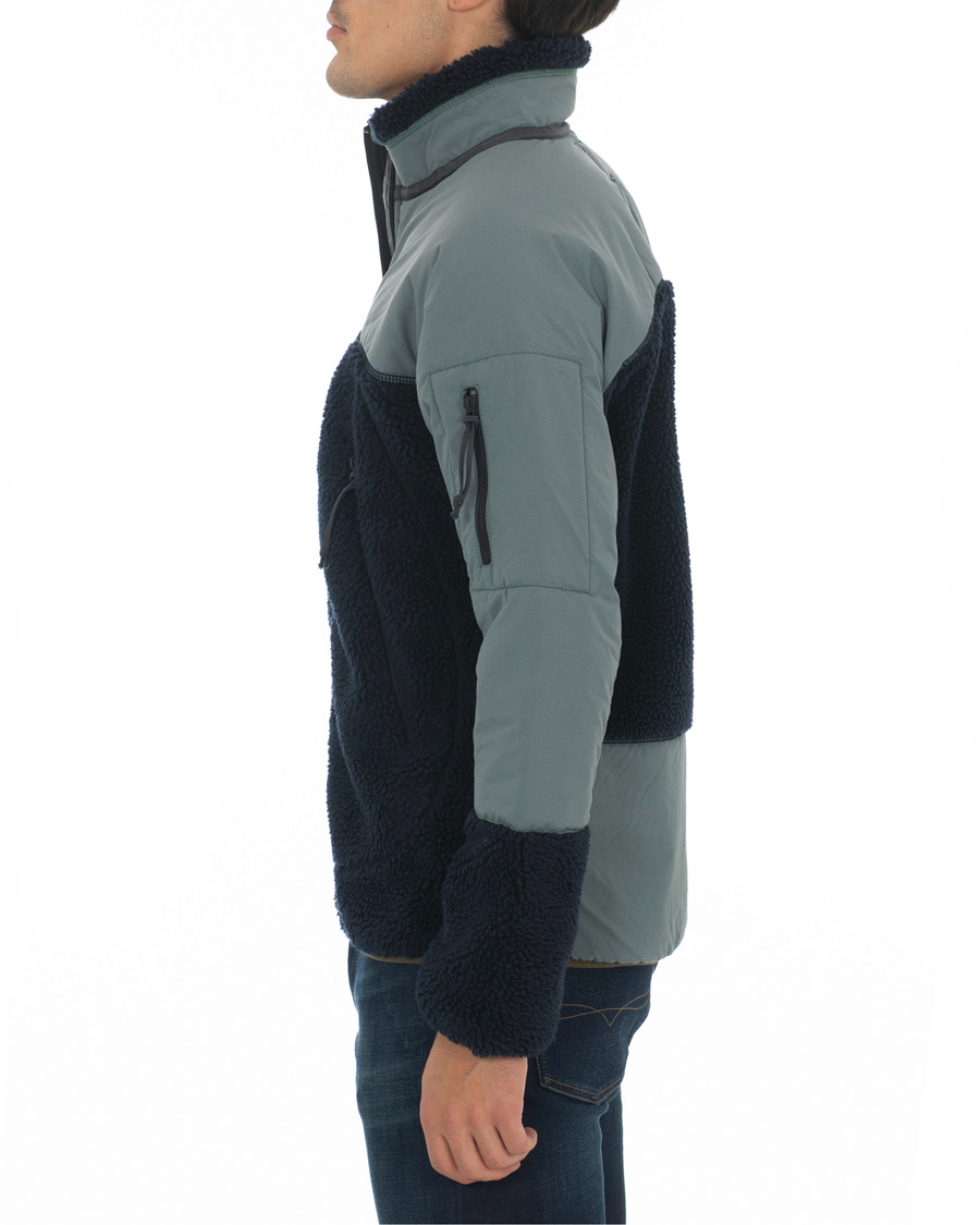 Hombres | Abrigos y chaquetas | J.Crew | 8mm Pile Sherpa Full Zip Jacket Darkest Indigo