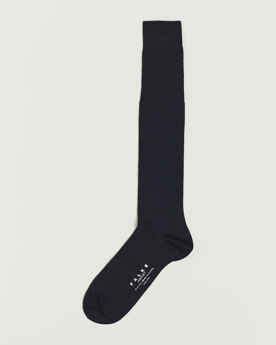 Hombres | Ropa interior y calcetines | Falke | Airport Knee Socks Dark Navy
