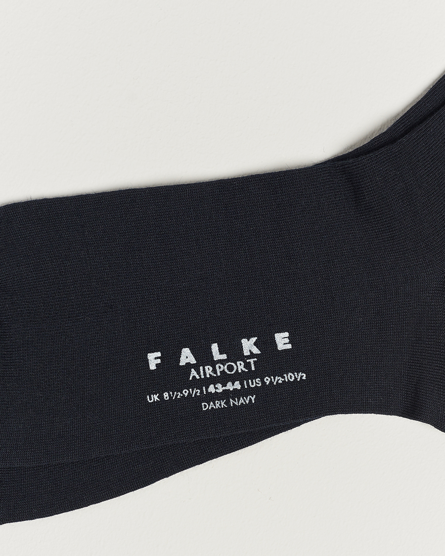 Hombres | Ropa interior y calcetines | Falke | Airport Knee Socks Dark Navy