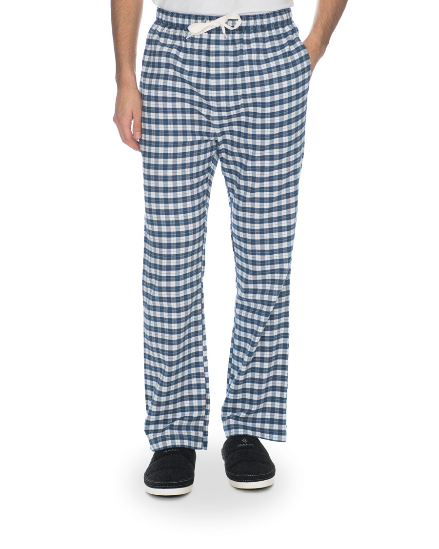 Hombres | Ropa interior y calcetines | Gant | Flannel Pyjama Set Eggshell