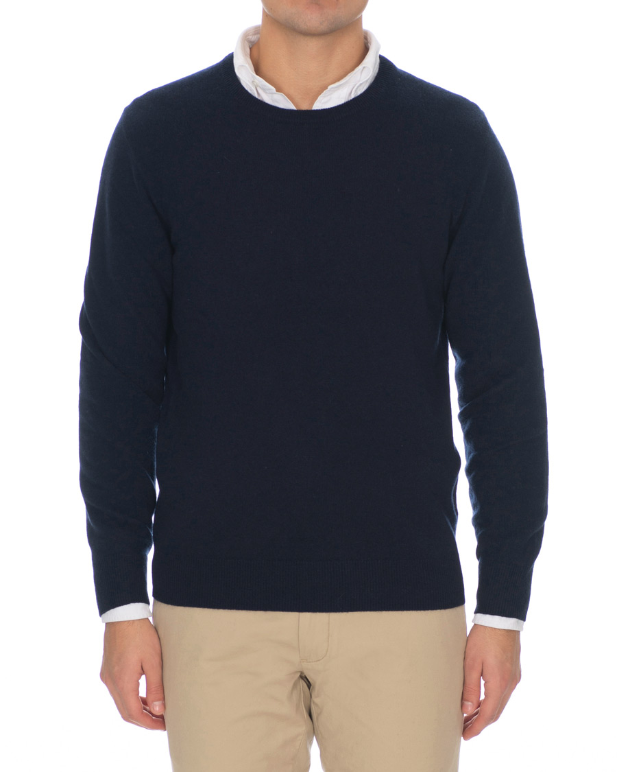 Hombres | Jerséis y prendas de punto | J.Crew | Cashmere Crew Neck Navy