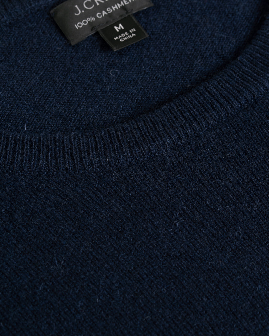 Hombres | Jerséis y prendas de punto | J.Crew | Cashmere Crew Neck Navy