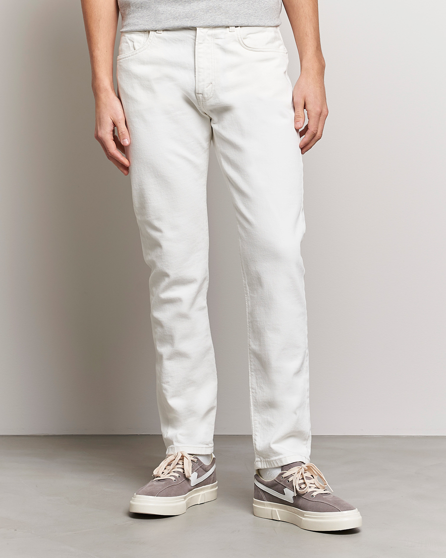Hombres | Vaqueros blancos | Jeanerica | TM005 Tapered Jeans Natural White