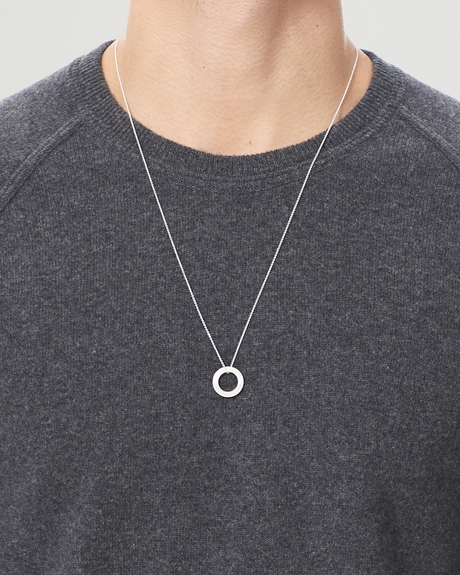 Hombres | Collar | LE GRAMME | Circle Necklace Le 2.5  Sterling Silver