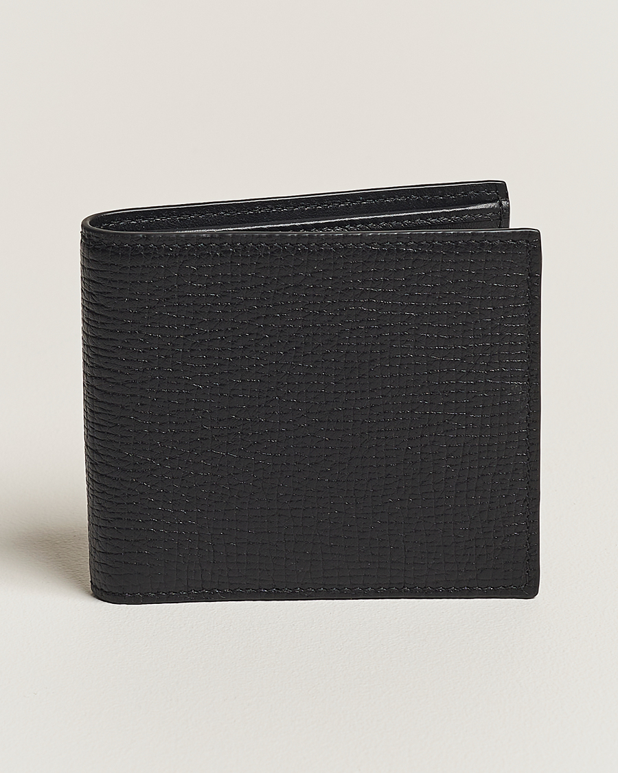 Hombres | Billeteras | Smythson | Ludlow 6 Card Wallet Black