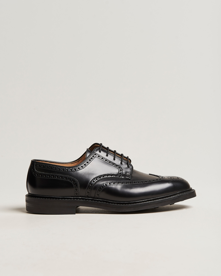 Hombres | Zapatos brogues | Crockett & Jones | Pembroke Derbys Black Calf