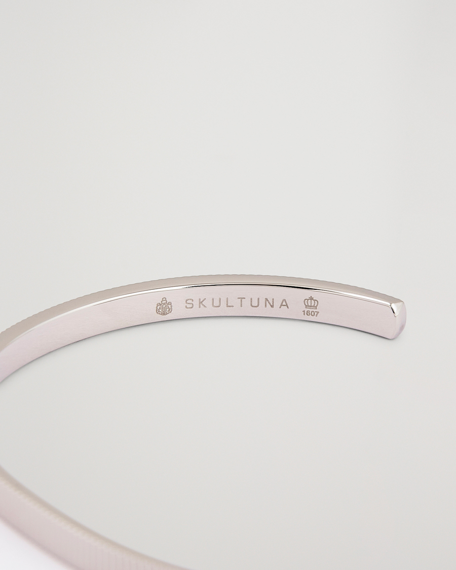 Hombres |  | Skultuna | Ribbed Cuff Polished Steel