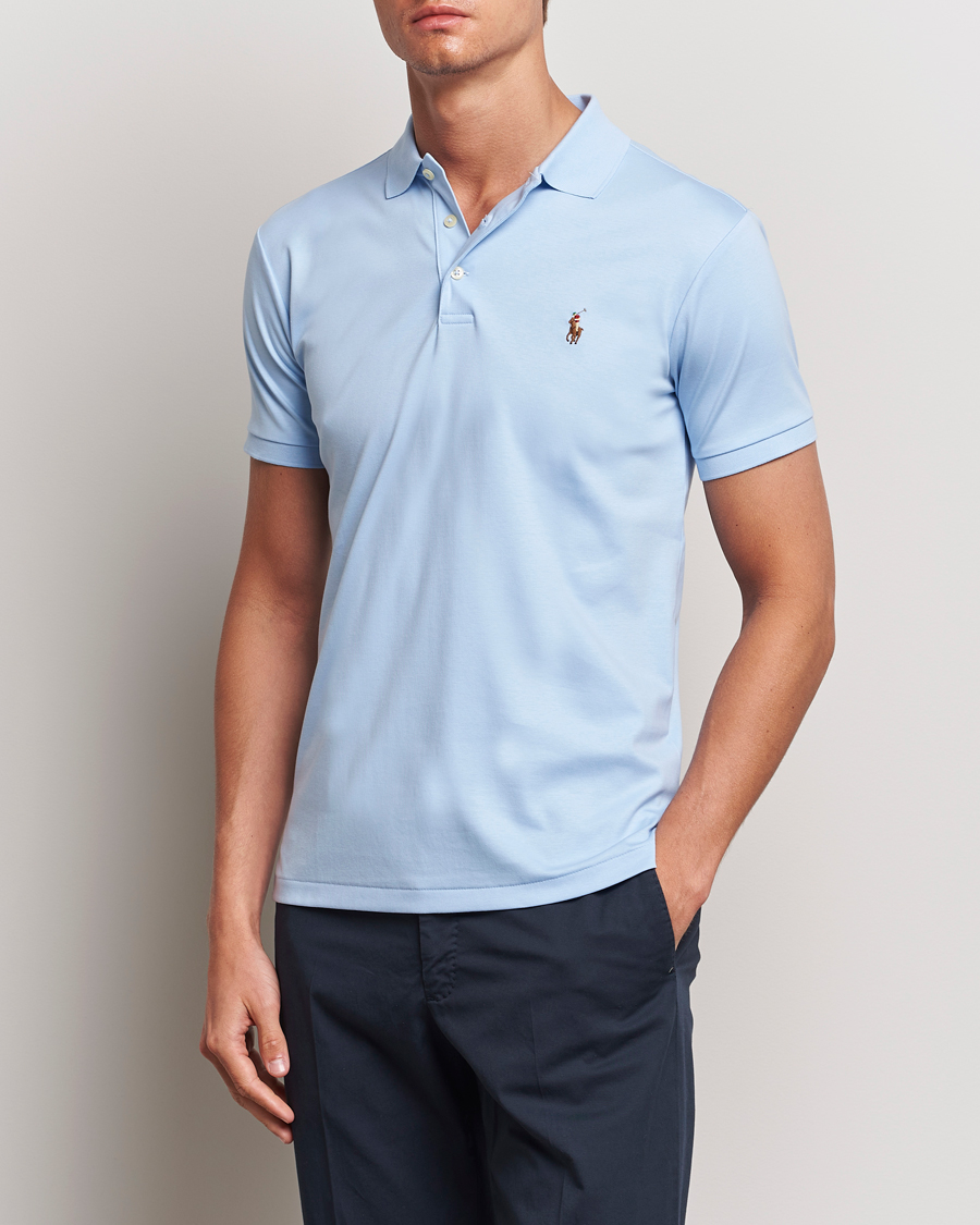 Hombres | Polos | Polo Ralph Lauren | Slim Fit Pima Cotton Polo Office Blue
