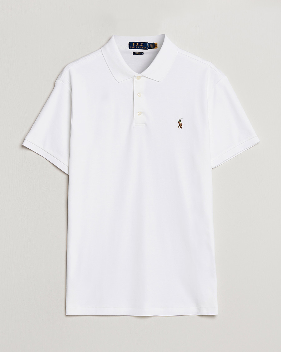 Hombres | Polos | Polo Ralph Lauren | Slim Fit Pima Cotton Polo White