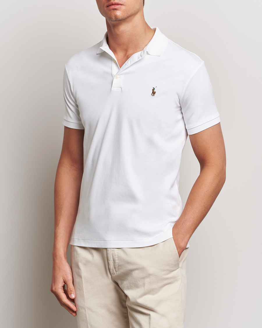 Hombres | Polos | Polo Ralph Lauren | Slim Fit Pima Cotton Polo White
